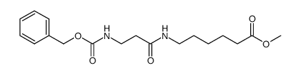 6-(3-benzyloxycarbonylaminopropionylamino)-hexanoic acid methyl ester Structure