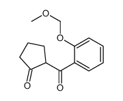 2-[2-(methoxymethoxy)benzoyl]cyclopentan-1-one结构式