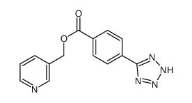 pyridin-3-ylmethyl 4-(2H-tetrazol-5-yl)benzoate Structure