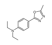 N,N-diethyl-4-(5-methyl-1,3,4-oxadiazol-2-yl)aniline Structure