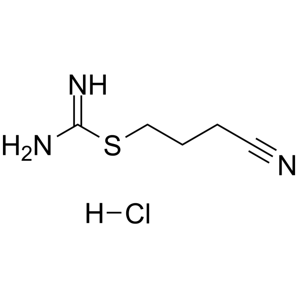 4-异硫脲基丁腈盐酸盐结构式