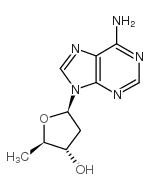 2',5'-Dideoxyadenosine structure