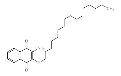 3-amino-2-hexadecylsulfanyl-naphthalene-1,4-dione picture