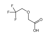 (2,2,2-trifluoroethoxy)acetic acid Structure