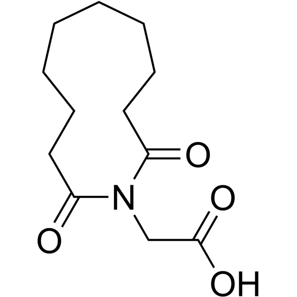 N-Sebacoylglycine Structure