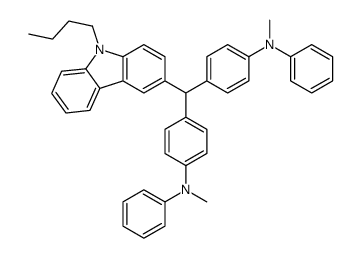 4,4'-[(9-butyl-9H-carbazol-3-yl)methylene]bis[N-methyl-N-phenylaniline picture