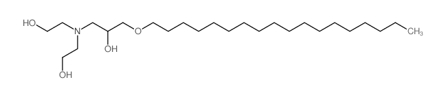 2-Propanol,1-[bis(2-hydroxyethyl)amino]-3-(octadecyloxy)-结构式