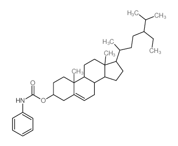 [17-(5-ethyl-6-methyl-heptan-2-yl)-10,13-dimethyl-2,3,4,7,8,9,11,12,14,15,16,17-dodecahydro-1H-cyclopenta[a]phenanthren-3-yl] N-phenylcarbamate structure