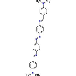 4,4'-Azobis[N-[[4-(dimethylamino)phenyl]methylene]benzenamine] Structure