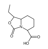 3H-Oxazolo[3,4-a]pyridine-5-carboxylicacid,1-ethylhexahydro-3-oxo-,(1S,5R,8aS)-(9CI)结构式