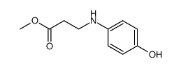 Methyl 3-[(4-Hydroxyphenyl)amino]propanoate structure