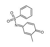 N-phenylsulfonyl-2-methyl-1,4-benzoquinone imine Structure