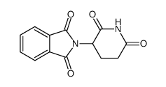 Thalidomide (+ and-) structure