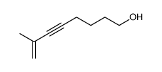 7-methyloct-7-en-5-yn-1-ol结构式