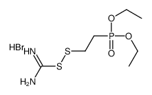 2-diethoxyphosphorylethylsulfanyl carbamimidothioate,hydrobromide结构式