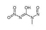 1-methyl-3-nitro-1-nitrosourea Structure