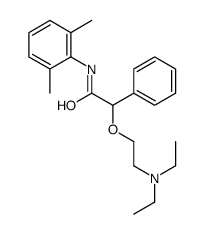 O-(2-diethylaminoethyl)-2',6'-mandeloxylidide结构式