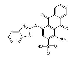 1-amino-4-(2-benzothiazol-ylthio)-9,10-dihydro-9,10-dioxoanthracene-2-sulphonic acid picture