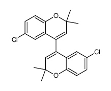 bis-4,4'-(6-chloro-2,2-dimethylchromen) Structure