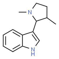 Indole, 3-(1,3-dimethyl-2-pyrrolidinyl)- (8CI) picture