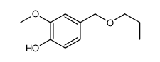 2-methoxy-4-(propoxymethyl)phenol Structure