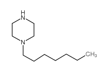 1-(1-heptyl)-piperazine Structure