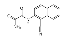 N1-(1-cyanonaphthalen-2-yl)oxalamide Structure