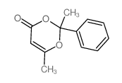 4H-1,3-Dioxin-4-one,2,6-dimethyl-2-phenyl-结构式