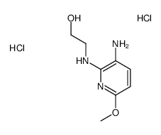 2-[(3-amino-6-methoxy-2-pyridyl)amino]ethanol dihydrochloride Structure