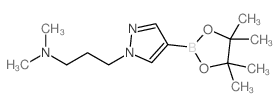 N,N-DIMETHYL-4-(4,4,5,5-TETRAMETHYL-1,3,2-DIOXABOROLAN-2-YL)-1H-PYRAZOLE-1-PROPANAMINE Structure