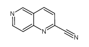 1,6-naphthyridine-2-carbonitrile structure