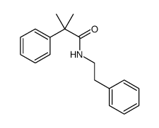 Benzeneacetamide, α,α-dimethyl-N-(2-phenylethyl)结构式