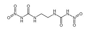 N',N'''-dinitro-N,N''-ethanediyl-di-urea结构式