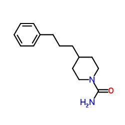 4-(3-PHENYL-PROPYL)-PIPERIDINE-1-CARBOXAMIDE Structure