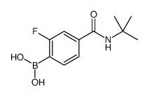 4-叔丁基氨基甲酰基-2-氟苯硼酸图片