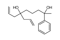 2-phenyl-6-prop-2-enylnon-8-ene-2,6-diol结构式