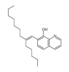 7-(2-pentylnon-1-enyl)quinolin-8-ol结构式