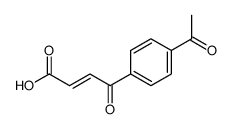 4-(4-acetylphenyl)-4-oxobut-2-enoic acid Structure