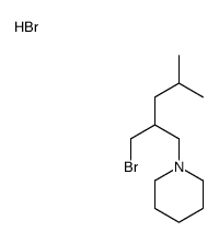 1-[2-(bromomethyl)-4-methylpentyl]piperidine,hydrobromide结构式