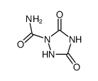 1,2,4-Triazolidine-1-carboxamide,3,5-dioxo-(7CI) Structure