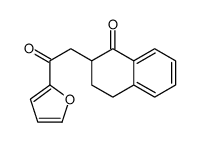 2-[2-(furan-2-yl)-2-oxoethyl]-3,4-dihydro-2H-naphthalen-1-one Structure