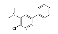 3-chloro-N,N-dimethyl-6-phenylpyridazin-4-amine Structure