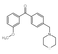 3-METHOXY-4'-THIOMORPHOLINOMETHYL BENZOPHENONE图片