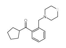 CYCLOPENTYL 2-(THIOMORPHOLINOMETHYL)PHENYL KETONE图片