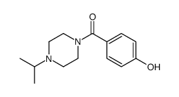 (4-羟基苯基)(4-异丙基哌嗪-1-基)甲星空app结构式