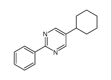 5-cyclohexyl-2-phenylpyrimidine结构式