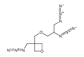 3-(azidomethyl)-3-(2,3-diazidopropoxymethyl)oxetane结构式