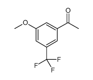 Ethanone, 1-[3-methoxy-5-(trifluoromethyl)phenyl]结构式