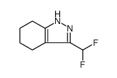 1H-Indazole, 3-(difluoromethyl)-4,5,6,7-tetrahydro结构式