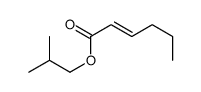 isobutyl (E)-hex-2-enoate structure